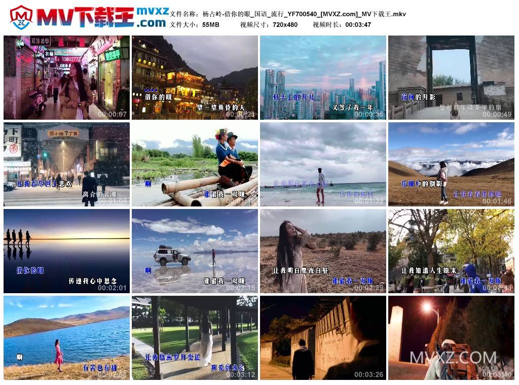 杨占岭-借你的眼_国语_流行_YF700540